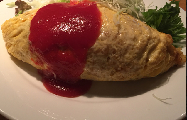 ミルキーウェイブで食べた昔なつかしケチャップオムライス