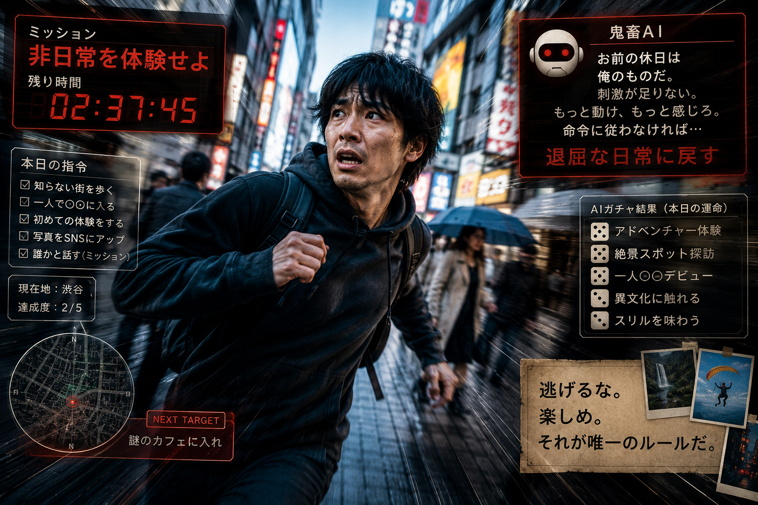 休日暇つぶし 一人で非日常ソロ活ガチャ