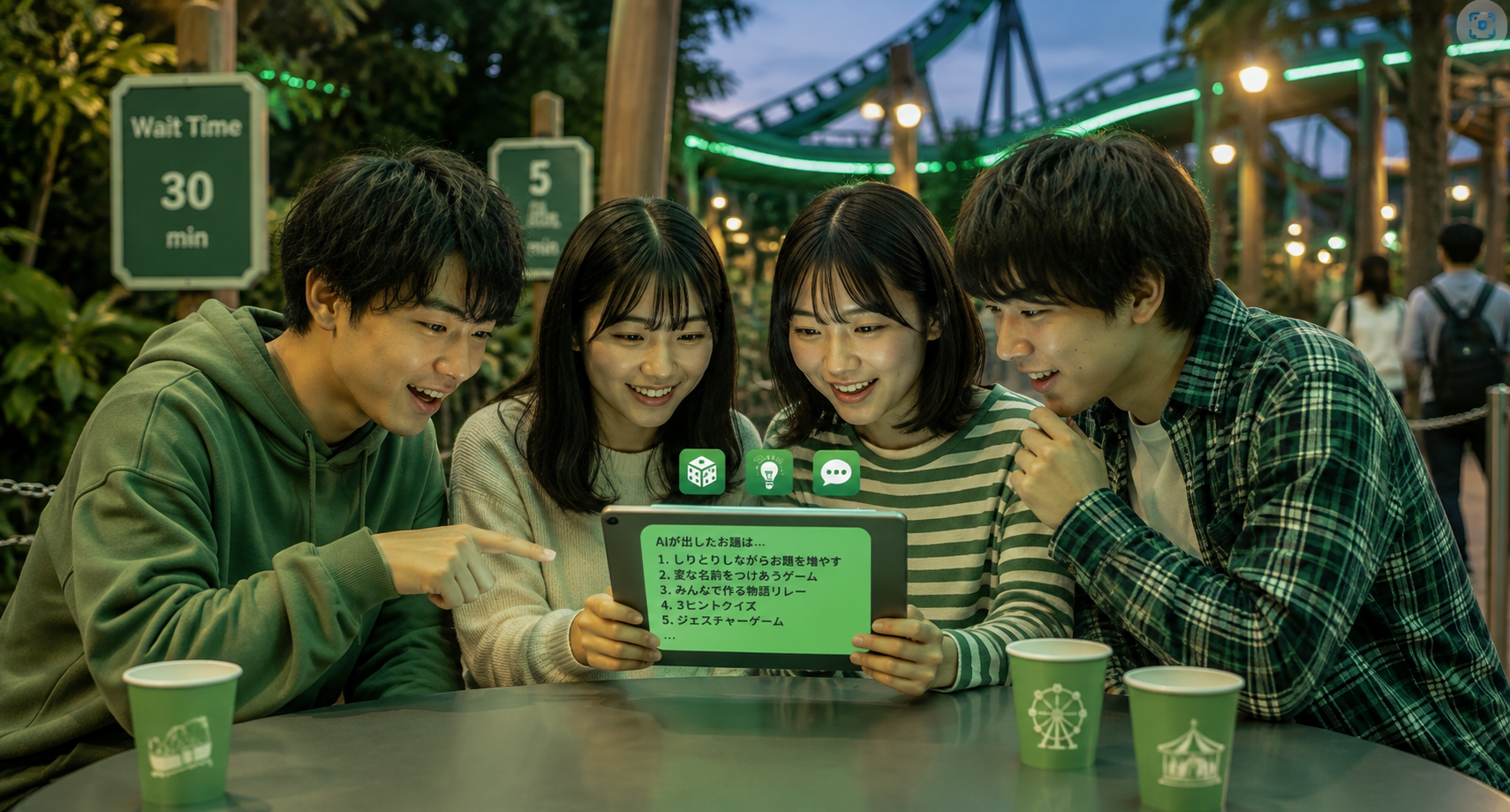 待ち時間をAIで楽しむ